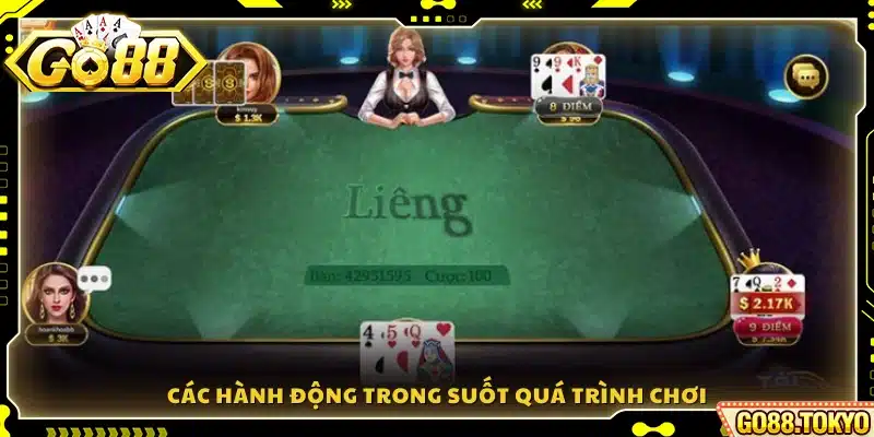 Những thao tác chính người chơi có thể thực hiện